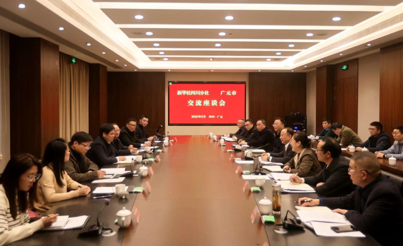我市与新华社四川分社交流座谈